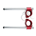 50mm Clip On Handlebars for Suzuki GSXR1000 (2001–2011) GSXR600 (1992–2011) Red