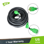 100 Ft Generator Extension Cord 4 Prong 30 Amp for Power Equipment
