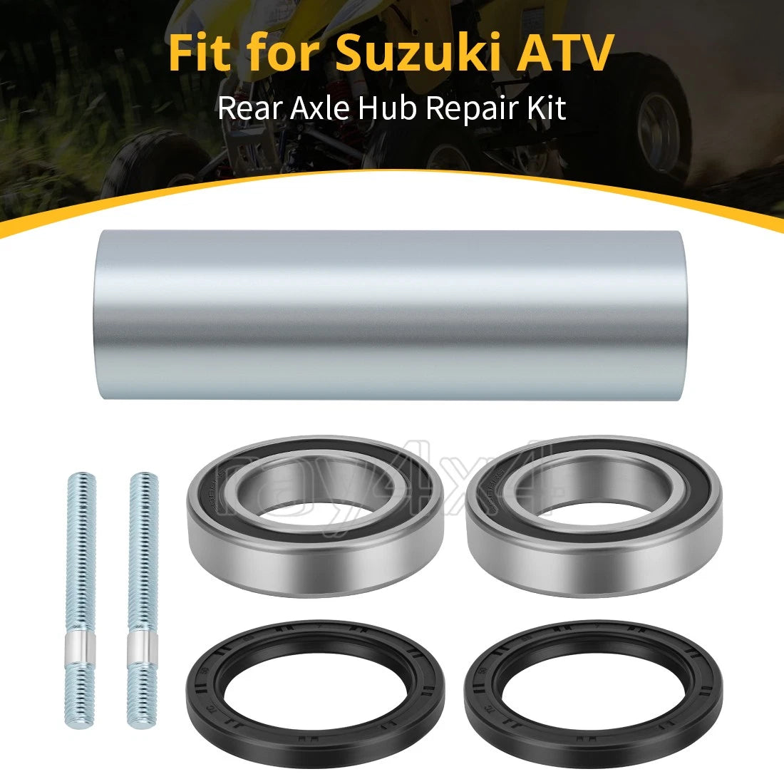Rear Axle Hub Repair Kit for Suzuki LT-Z400 (2003–2008) 64731-07G00