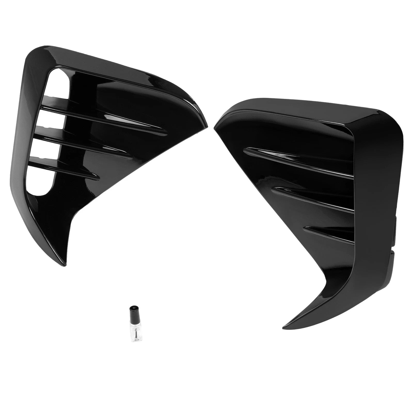 Set of 2 Front Bumper Vents for KIA Stinger (2017–2023) Gloss Finish