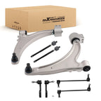 Front Lower Control Arms w/Ball Joints & Tie Rods for Chevy Malibu (2013–2015)