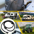 5/16" Gas Hose Fuel Line Assembly with Primer Bulb for Outboard Boat Marine