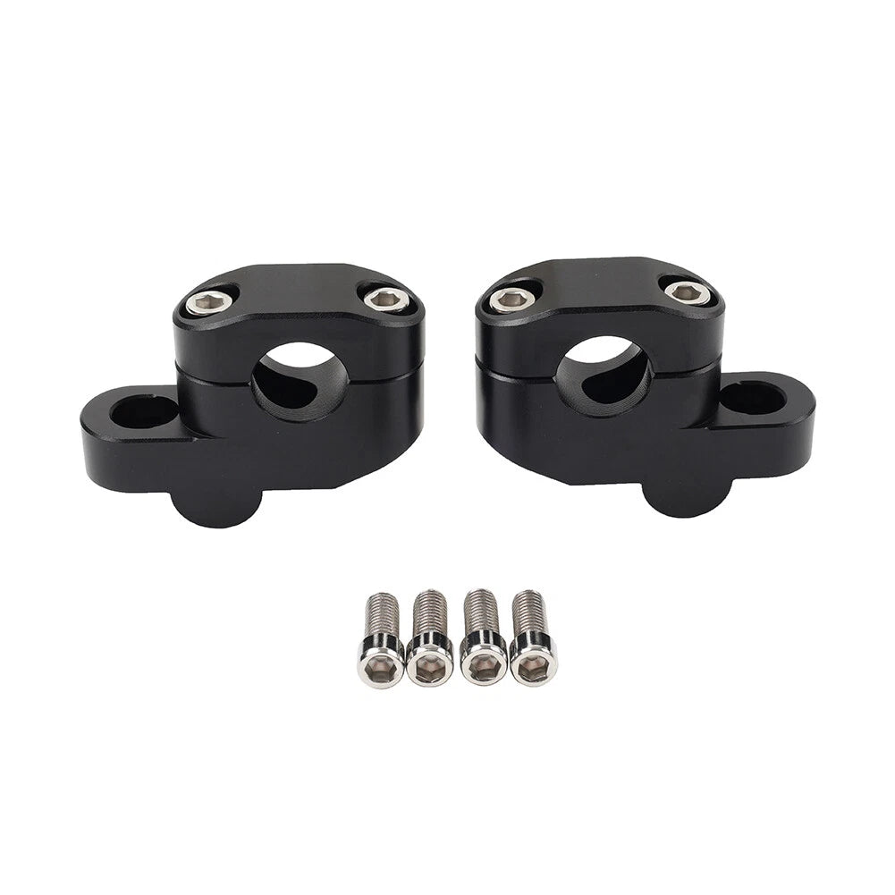 Offset Handlebar Clamp Mount Riser for Honda Suzuki Yamaha Kawasaki (7/822mm)