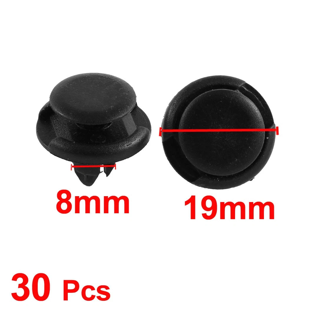 30 Pcs Mudguard Liner Fastener Clips for Honda (Various Models)