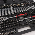 216 Piece Socket Set for Household Car 1/2" 1/4" 3/8"