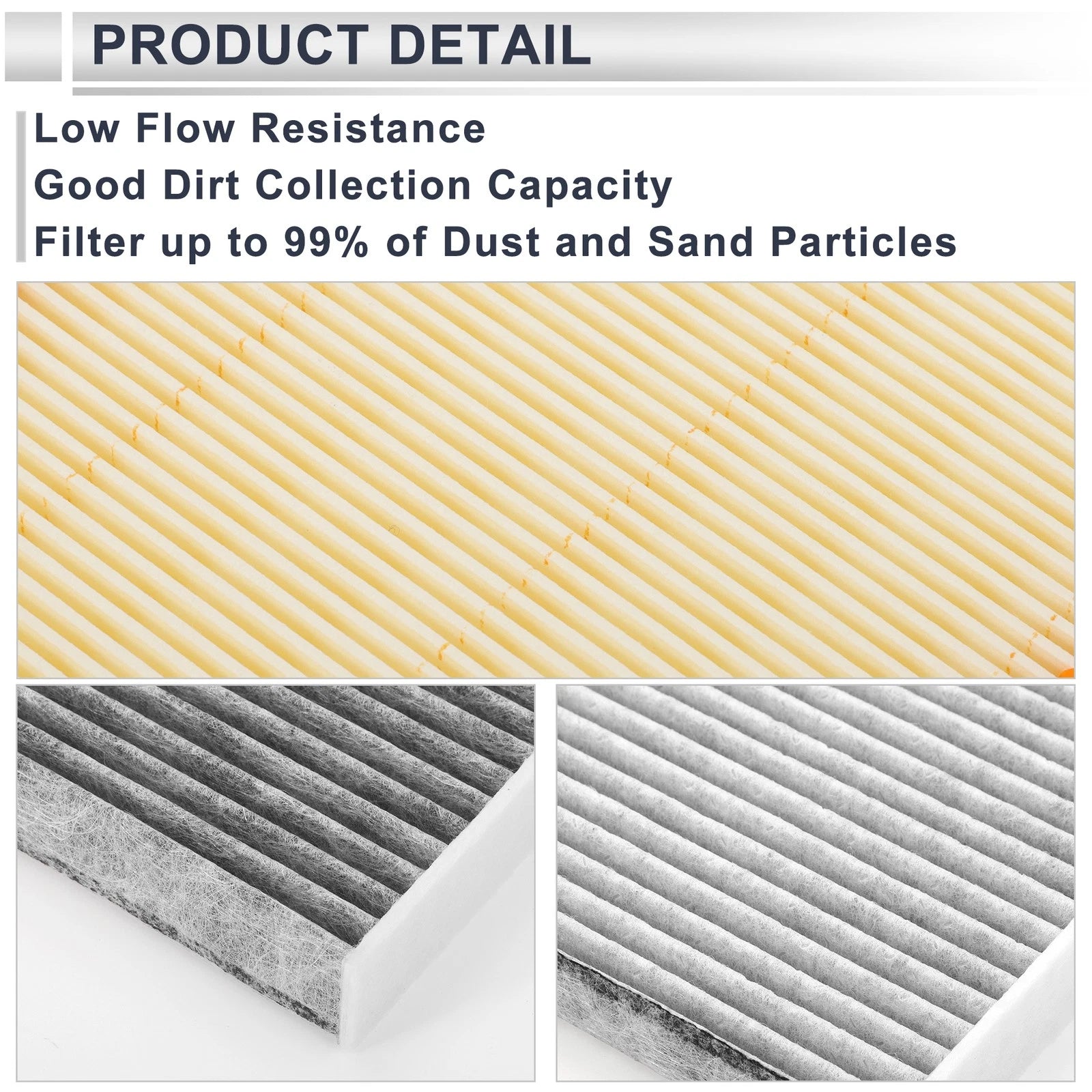 Engine Cabin Air Filter Combo for Toyota Camry 2.5L 3.5L (2018–2024)