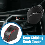 Auto Gear Shifting Knob Cover for Lexus NX250 (2022–2023) Black Gray Stitches