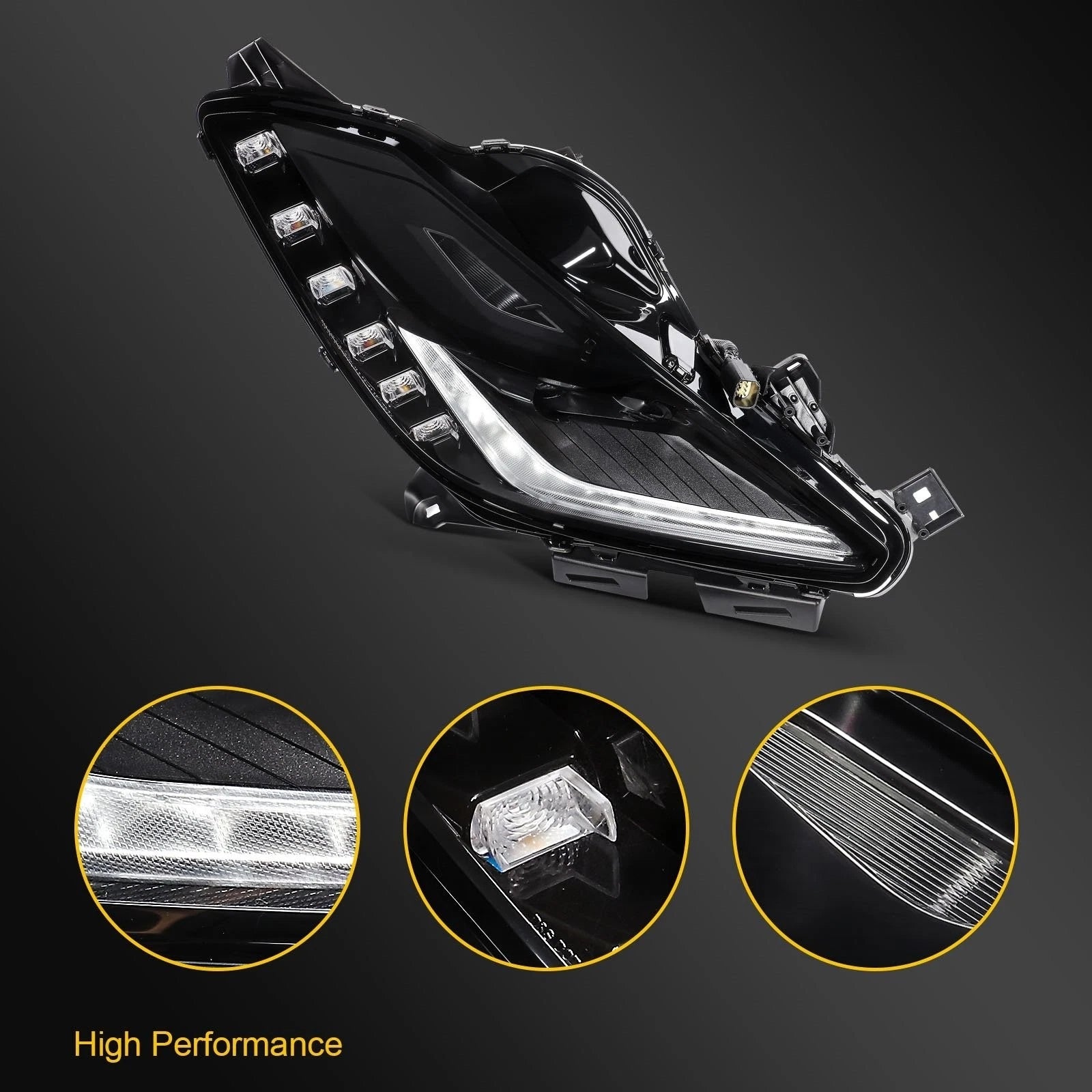 Right Side LED Headlight for Chevy Corvette Stingray (2014–2019)