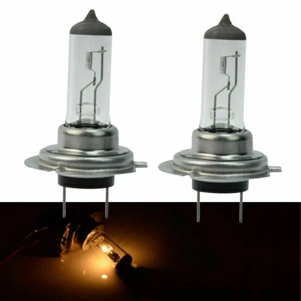 H7 Bulbs 10pcs 12V 55W Halogen Car Headlights Easy to Use