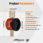 HVAC Nitrogen Purge Regulator Kit for Precision Flow Control
