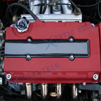 Carbon Fiber Style Engine Plug Cover for Honda Civic B-Series (B16-B18)