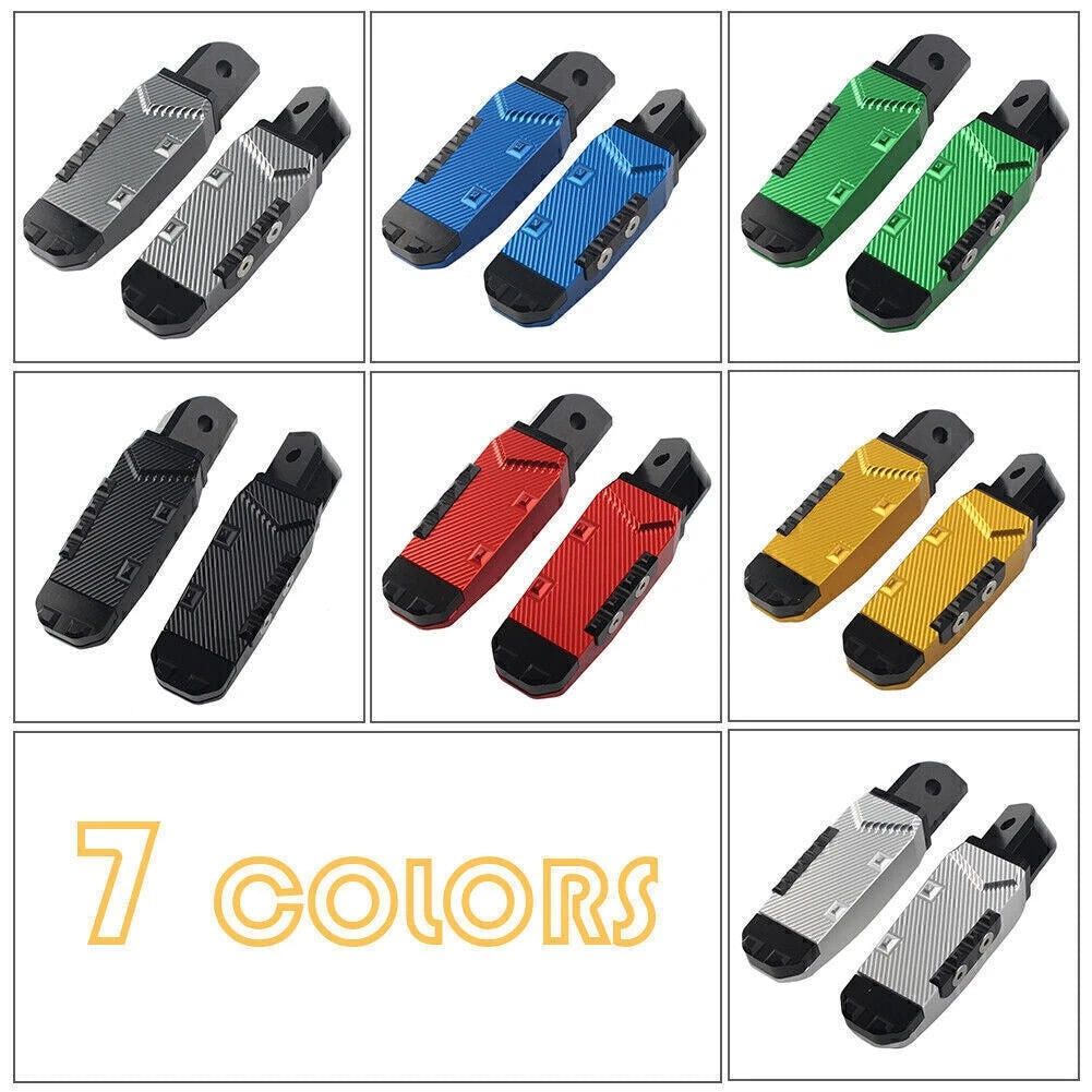 Set of 2 Rear Passenger Footrests Foot Pegs for Yamaha YZF R1 R6 (2015–2023)