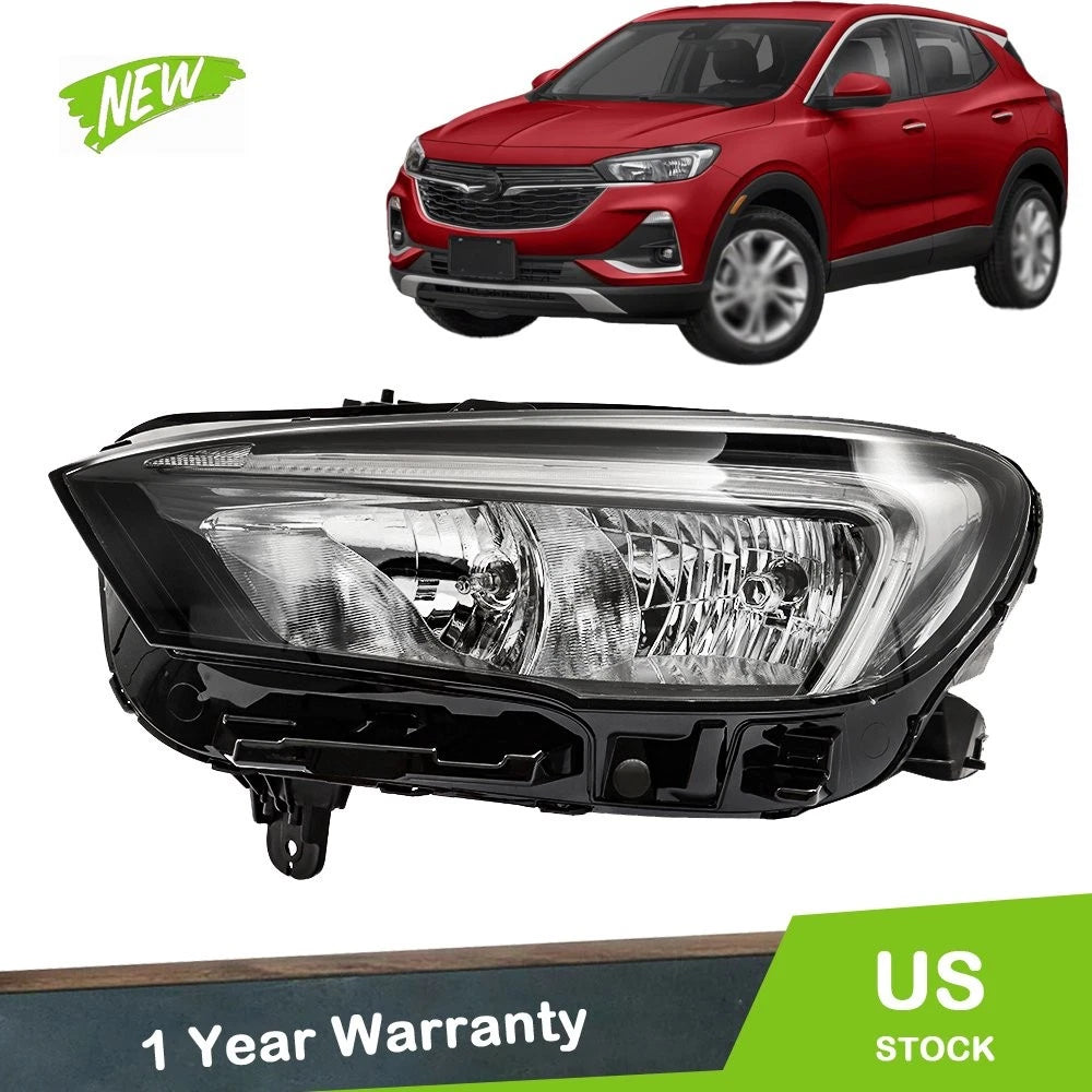 Halogen Headlight w/ LED DRL for Buick Encore GX (2020–2022) - Driver Left Side