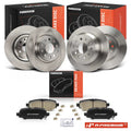 Disc Brake Rotor & Ceramic Pad Set for Jeep Wrangler (2018–2020)