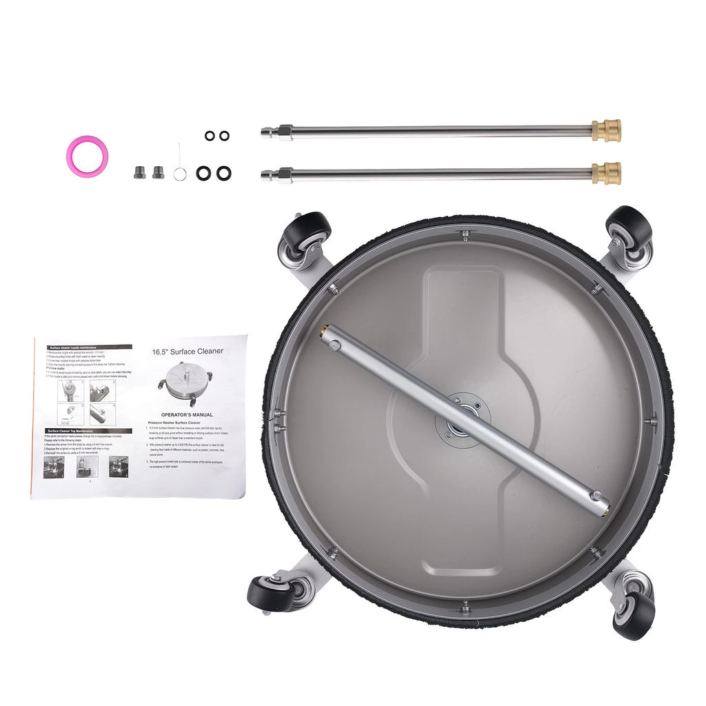 Pressure Washer Surface Cleaner Kit for 4200 PSI Machines (16.5")