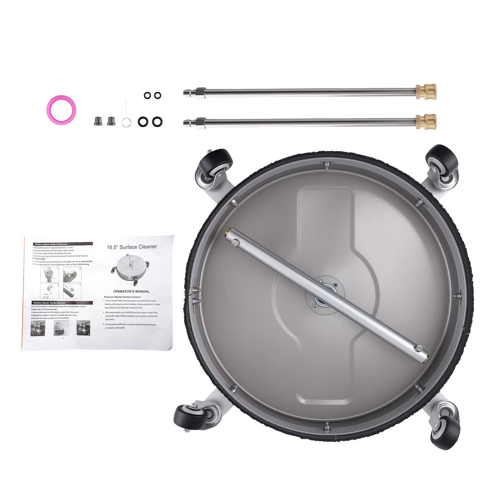 Pressure Washer Surface Cleaner Kit for 4200 PSI Machines (16.5")