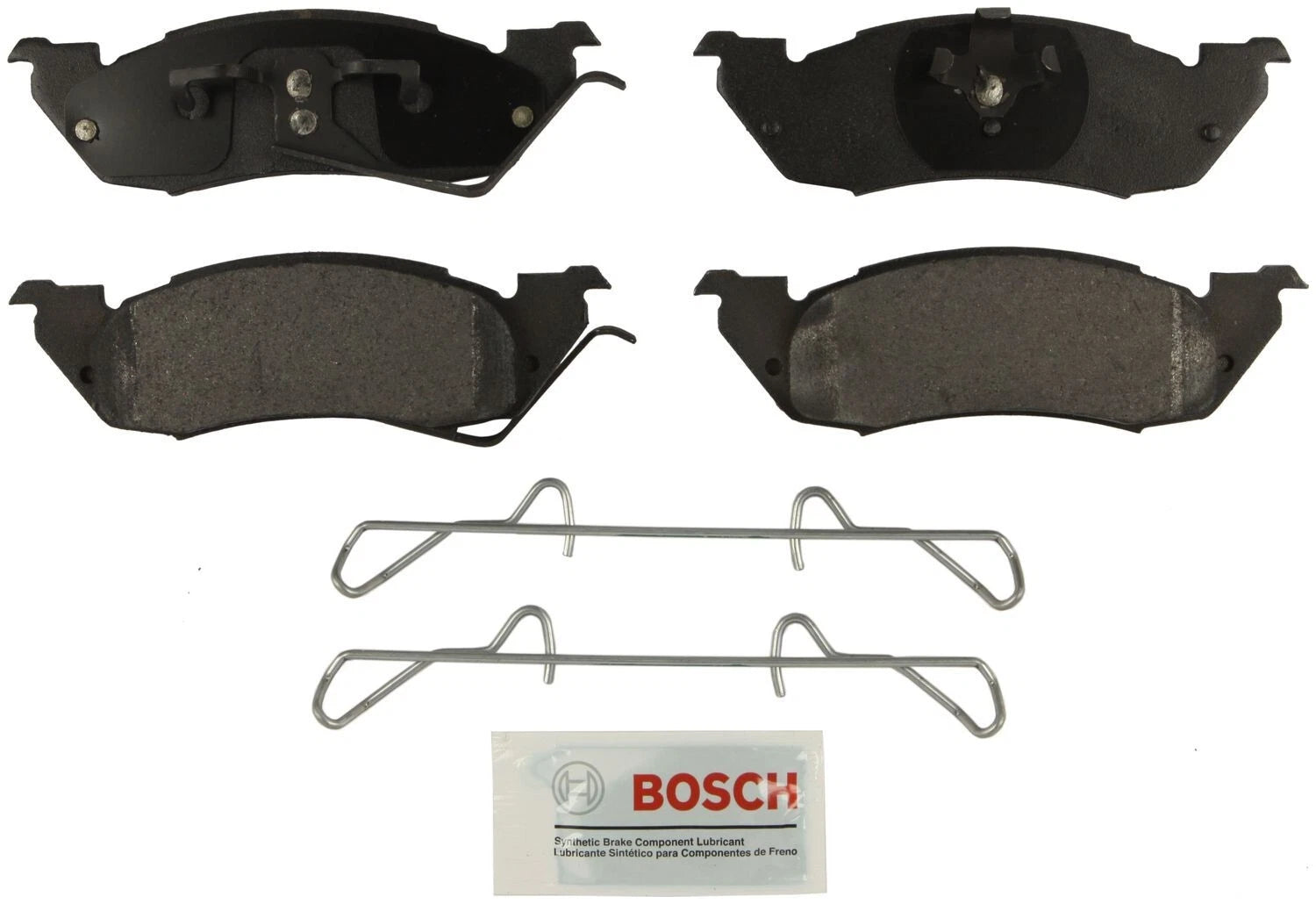Front Blue Disc Brake Pads with Hardware for Dodge Dakota (1991–1996) BE529H