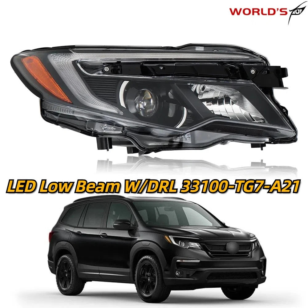 LED Low Beam Headlight with DRL for Honda Pilot, Passport (2016–2021)