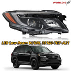 LED Low Beam Headlight with DRL for Honda Pilot, Passport (2016–2021)