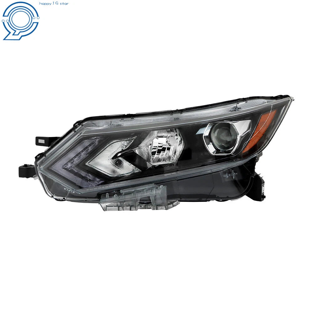 LED Driver Side Headlight for Nissan Rogue (2020–2022) Black Assembly