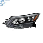 LED Driver Side Headlight for Nissan Rogue (2020–2022) Black Assembly