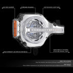 Chrome Amber LED Switch Back Sequential Headlight for Ford Bronco (2021–2026)