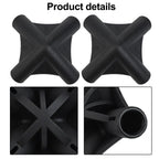 Set of 2 Outdoor Tent Connectors Four Way Joint for Shower Tents 16mm