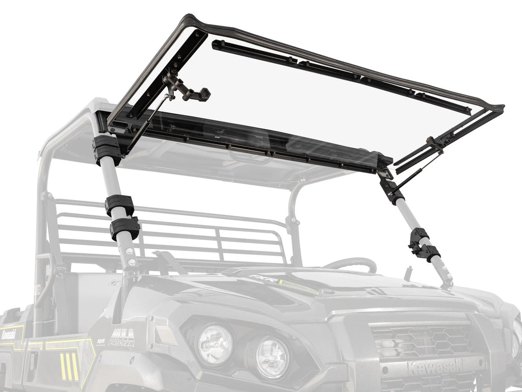Scratch Resistant Flip Windshield for Kawasaki Mule Pro FXR (2018–2023)