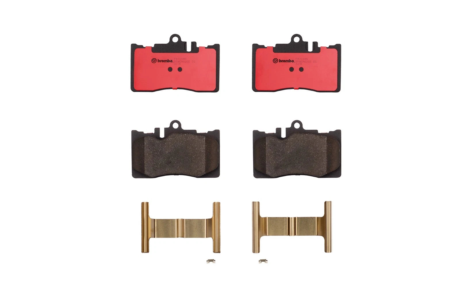 Front Disc Brake Pads Set of 4 Brembo Ceramic Slotted for Lexus LS430 (2001–2006)