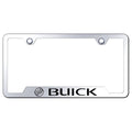 Stainless Steel Cut-Out License Plate Frame - Officially Licensed for Buick