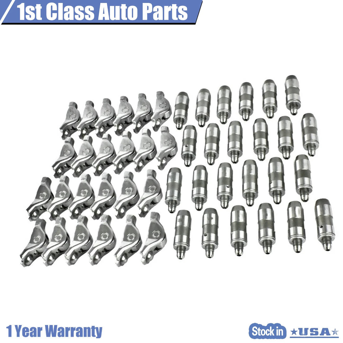 48PCS Engine Rocker Arm & Lifter Set for Ford Expedition Lincoln 5.4L (2003–2014)
