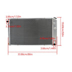 3 Row Aluminum Radiator for Chevy GMC C/K 10 20 30 Suburban Blazer (1973–1991)