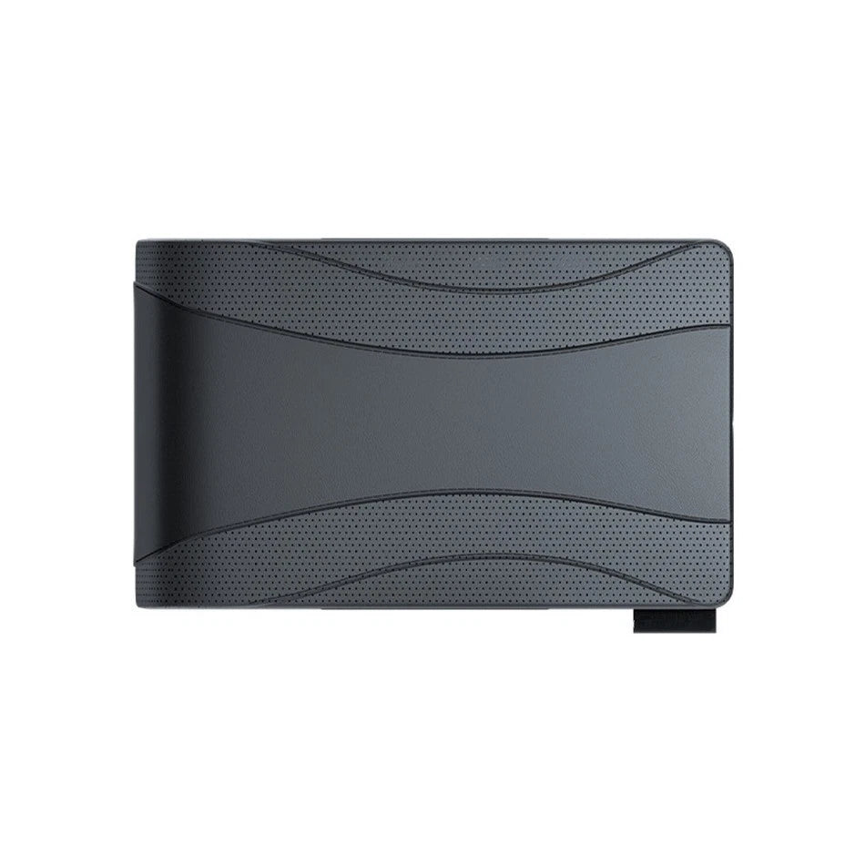 Leather Armrest Pad for Car with Memory Foam Support (Universal Fit)