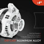 Alternator for Chrysler Town & Country Dodge Jeep (2016)
