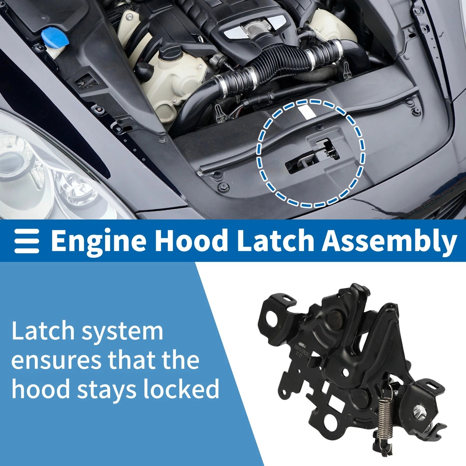 Hood Latch Assembly for Toyota RAV4 (2009–2013) No. 535100R020