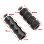 M6 6mm Foot Peg Gear Shift Brake Lever Toe Peg Pedal for Universal Motorcycle