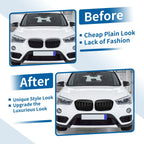 Front Upper Bumper Grille for BMW X1 F48 After 2016 Facelift