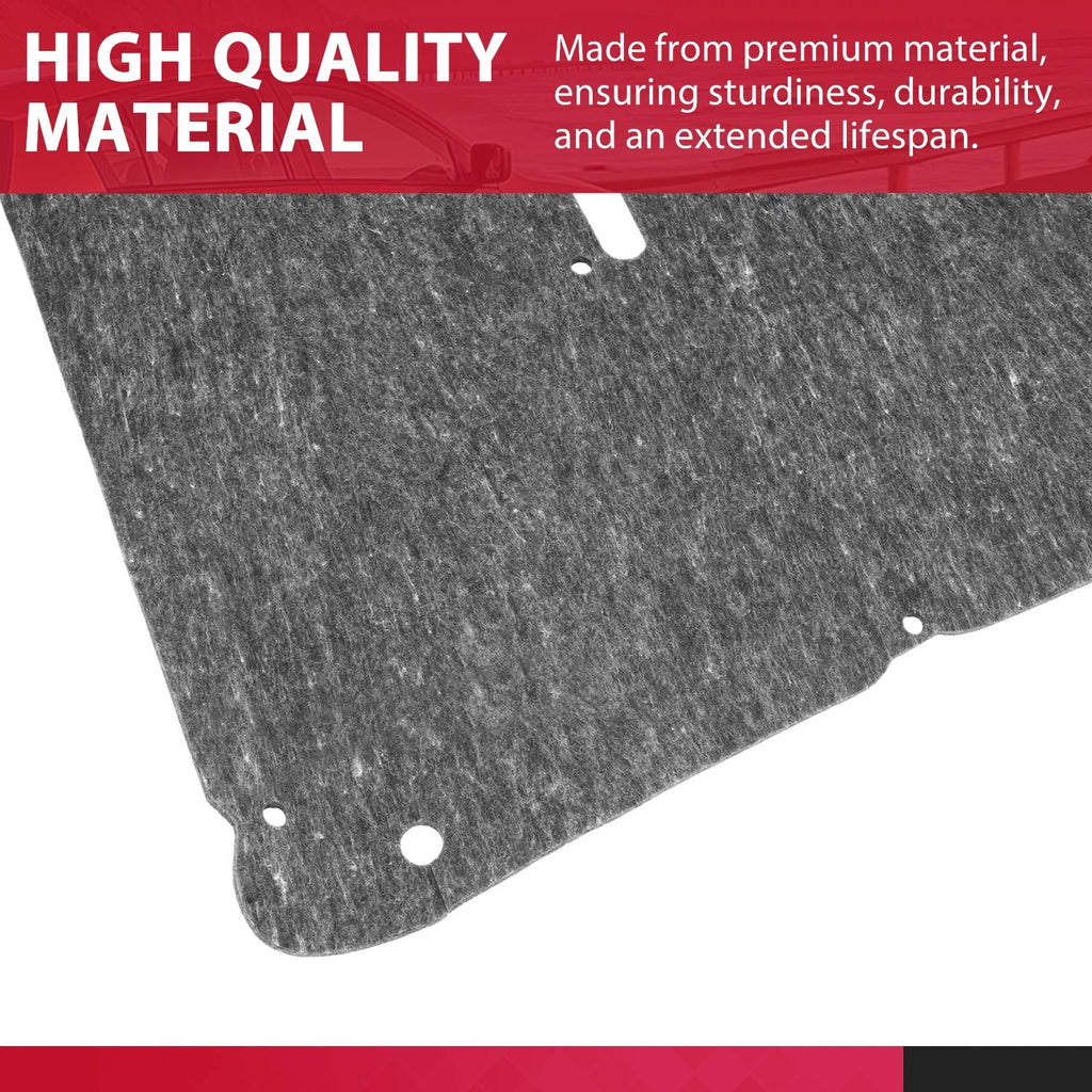 Front Upper Hood Insulation Pad for Ford F-250/F-350/F-450 (1999–2007) W/ 20 Clips