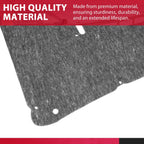 Front Upper Hood Insulation Pad for Ford F-250/F-350/F-450 (1999–2007) W/ 20 Clips