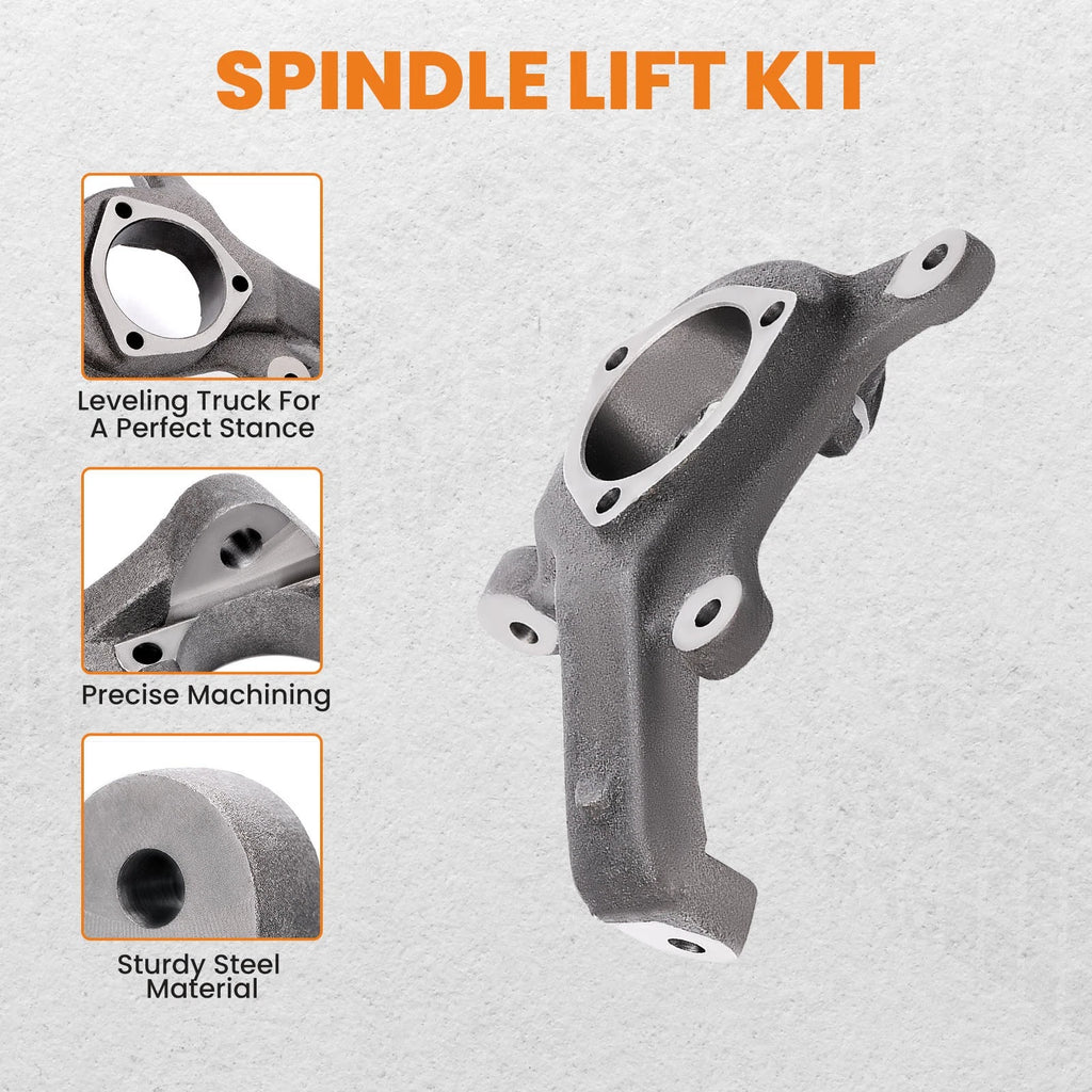 2" Spindles Lift Kit for Chevy Tahoe GMC Yukon 2WD (2000–2006)
