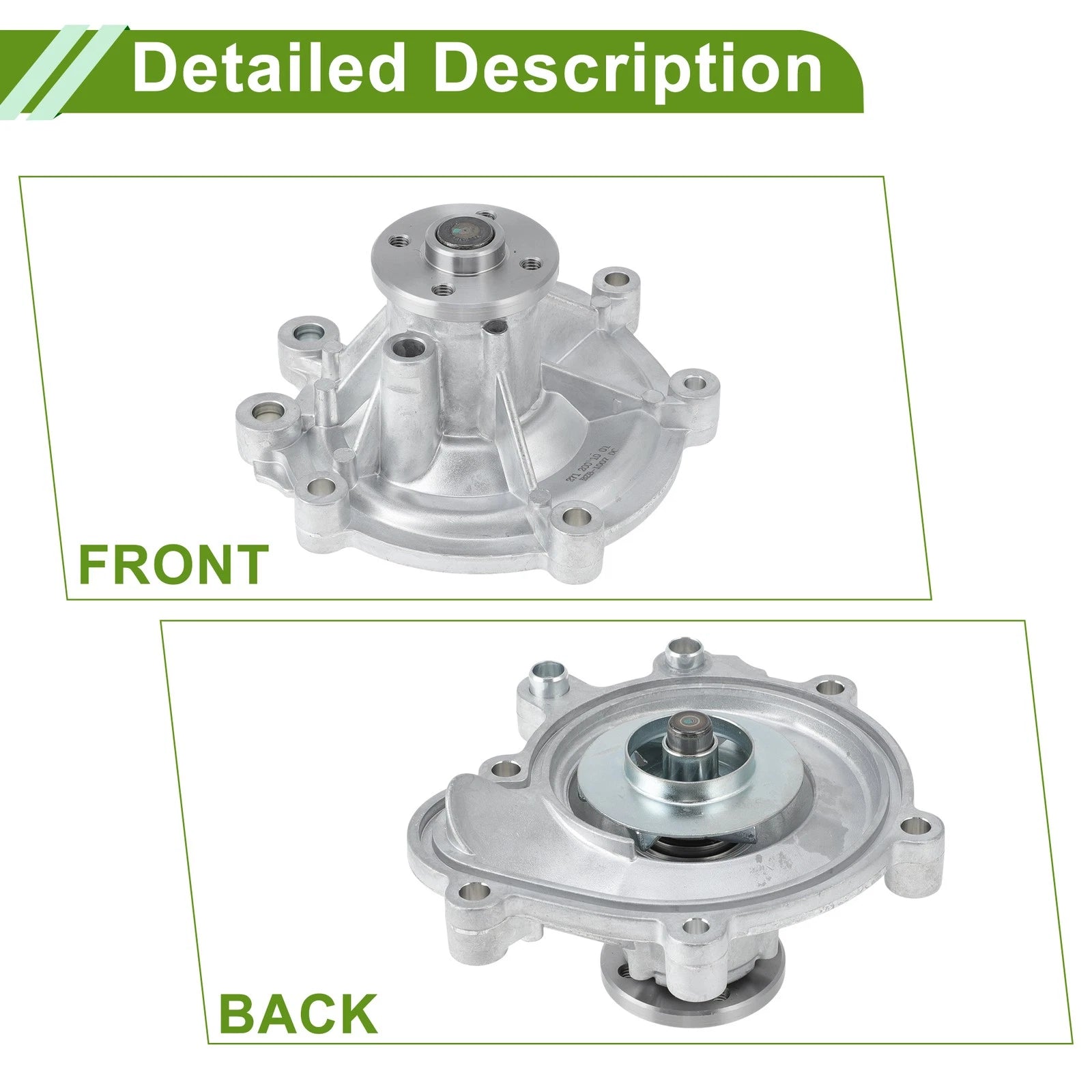 Engine Water Pump for Mercedes-Benz CLK200 A209 C209 (2002–2010) No.2712001001