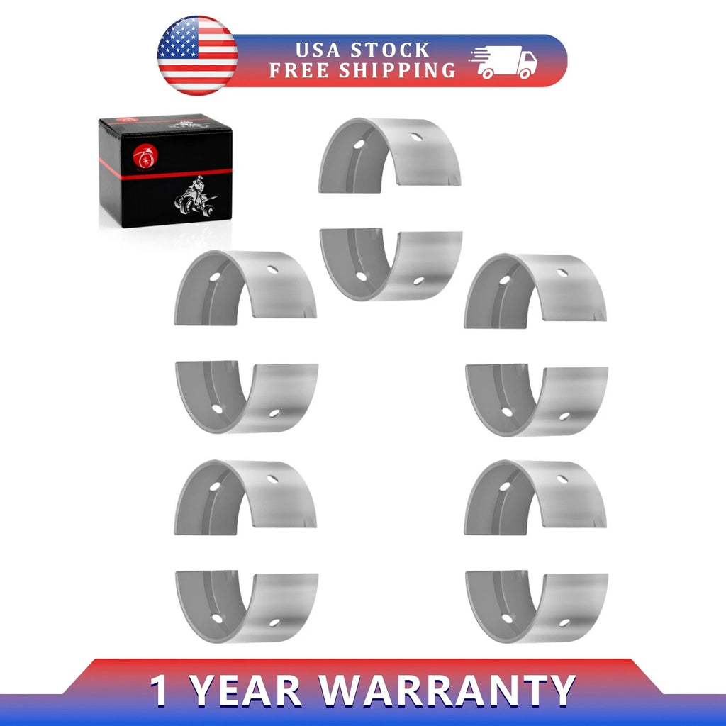 10 Crankshaft Main Bearings for Yamaha WaveRunner FX FZR FZS (2008–2020)