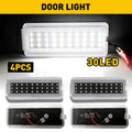 Set of 4 Door Panel Light Reflectors for Ford Super Duty F250 F350 F450 (1999–2007)