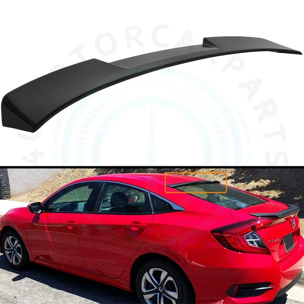 Rear Window Roof Spoiler for Honda Civic Sedan (2022–2023) Glossy