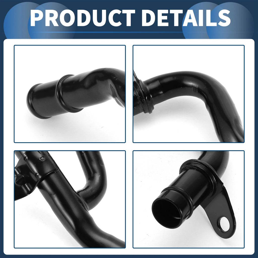 HVAC Heater Hose for Ford Windstar (1996–1998) No.F68Z18B402DA Metal Black