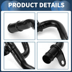 HVAC Heater Hose for Ford Windstar (1996–1998) No.F68Z18B402DA Metal Black