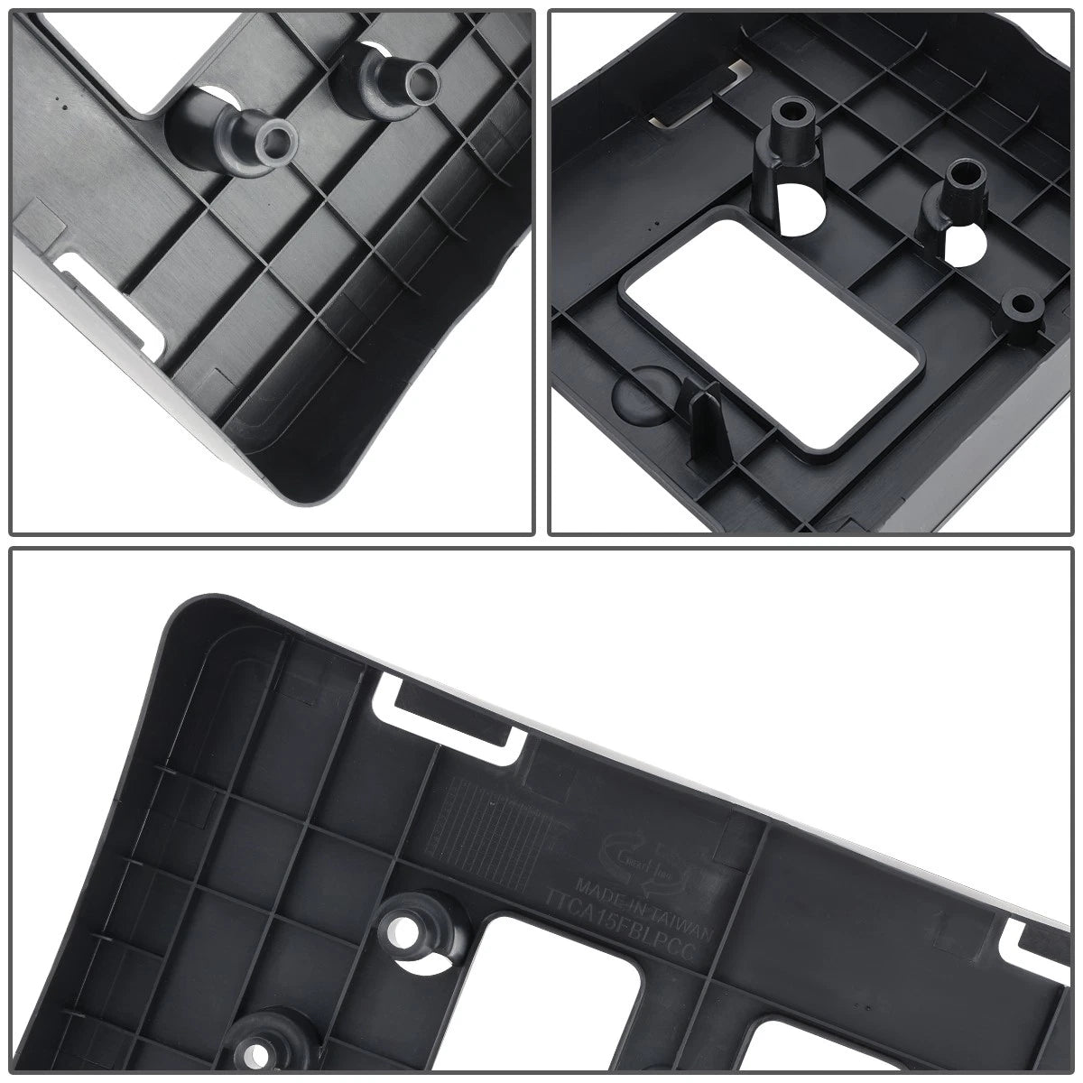 Front Bumper License Plate Frame Mounting Bracket for Toyota Camry (2015–2017)