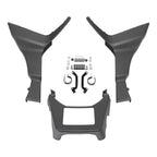 Side Fairing Chin Spoilers for Harley Road Glide (2017–2024) - Industrial Gray Denim