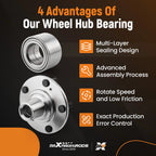 Wheel Hub & Bearing Set for Honda Civic (2006–2011) Acura CSX ILX