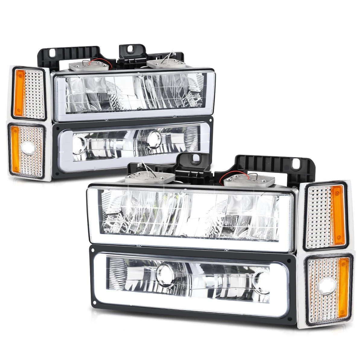 Set of 2 Polished Side Step Pads for Jeep Cherokee (2014–2023)